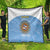Custom Argentina Football Quilt Vamos La Albiceleste Blue Version - Wonder Print Shop