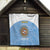 Custom Argentina Football Quilt Vamos La Albiceleste Blue Version - Wonder Print Shop