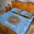 Custom Argentina Football Quilt Bed Set Vamos La Albiceleste Blue Version - Wonder Print Shop