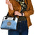 Custom Argentina Football Shoulder Handbag Vamos La Albiceleste Blue Version - Wonder Print Shop