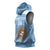 Custom Argentina Football Sleeveless Hoodie Vamos La Albiceleste Blue Version - Wonder Print Shop