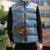 Custom Argentina Football Sleeveless Puffer Jacket Vamos La Albiceleste Blue Version - Wonder Print Shop