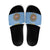 Custom Argentina Football Slide Sandals Vamos La Albiceleste Blue Version - Wonder Print Shop