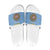 Custom Argentina Football Slide Sandals Vamos La Albiceleste Blue Version - Wonder Print Shop