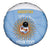 Custom Argentina Football Spare Tire Cover Vamos La Albiceleste Blue Version - Wonder Print Shop