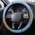 Argentina Football Steering Wheel Cover Vamos La Albiceleste Blue Version - Wonder Print Shop