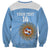 Custom Argentina Football Sweatshirt Vamos La Albiceleste Blue Version - Wonder Print Shop