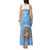 Custom Argentina Football Tank Maxi Dress Vamos La Albiceleste Blue Version - Wonder Print Shop