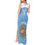 Custom Argentina Football Tank Maxi Dress Vamos La Albiceleste Blue Version - Wonder Print Shop