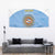 Custom Argentina Football Tapestry Vamos La Albiceleste Blue Version - Wonder Print Shop