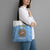 Custom Argentina Football Tote Bag Vamos La Albiceleste Blue Version - Wonder Print Shop