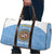 Custom Argentina Football Travel Bag Vamos La Albiceleste Blue Version - Wonder Print Shop
