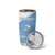 Custom Argentina Football Tumbler Cup Vamos La Albiceleste Blue Version - Wonder Print Shop