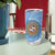 Custom Argentina Football Tumbler Cup Vamos La Albiceleste Blue Version - Wonder Print Shop