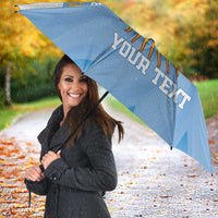 Custom Argentina Football Umbrella Vamos La Albiceleste Blue Version - Wonder Print Shop