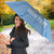 Custom Argentina Football Umbrella Vamos La Albiceleste Blue Version - Wonder Print Shop