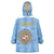 Custom Argentina Football Wearable Blanket Hoodie Vamos La Albiceleste Blue Version - Wonder Print Shop