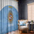 Custom Argentina Football Window Curtain Vamos La Albiceleste Blue Version - Wonder Print Shop