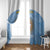 Custom Argentina Football Window Curtain Vamos La Albiceleste Blue Version - Wonder Print Shop