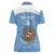 Custom Argentina Football Women Polo Shirt Vamos La Albiceleste Blue Version - Wonder Print Shop