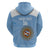 Custom Argentina Football Zip Hoodie Vamos La Albiceleste Blue Version - Wonder Print Shop