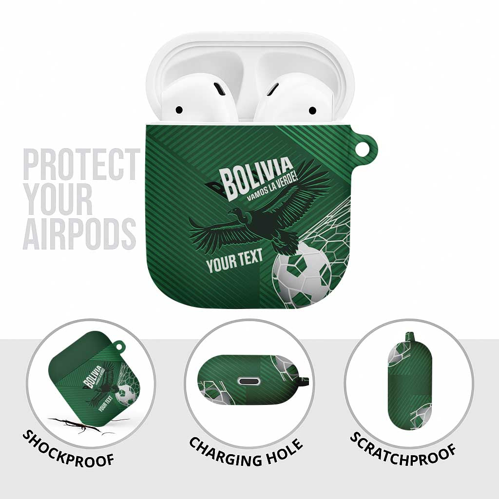 Custom Bolivia Football AirPods Case Vamos La Verde - Wonder Print Shop