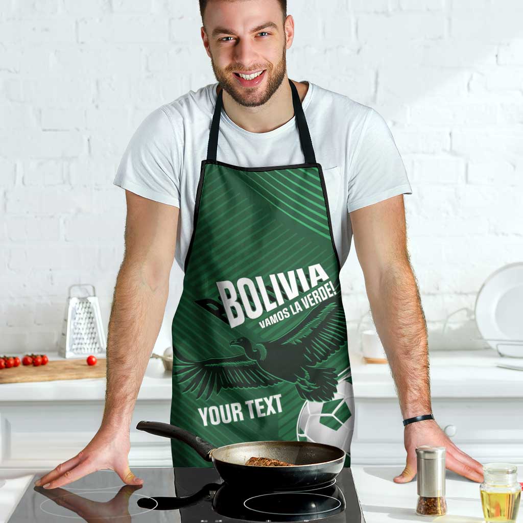 Custom Bolivia Football Apron Vamos La Verde - Wonder Print Shop