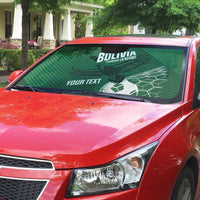 Custom Bolivia Football Auto Sun Shade Vamos La Verde - Wonder Print Shop