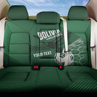 Custom Bolivia Football Back Car Seat Cover Vamos La Verde - Wonder Print Shop