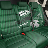 Custom Bolivia Football Back Car Seat Cover Vamos La Verde - Wonder Print Shop