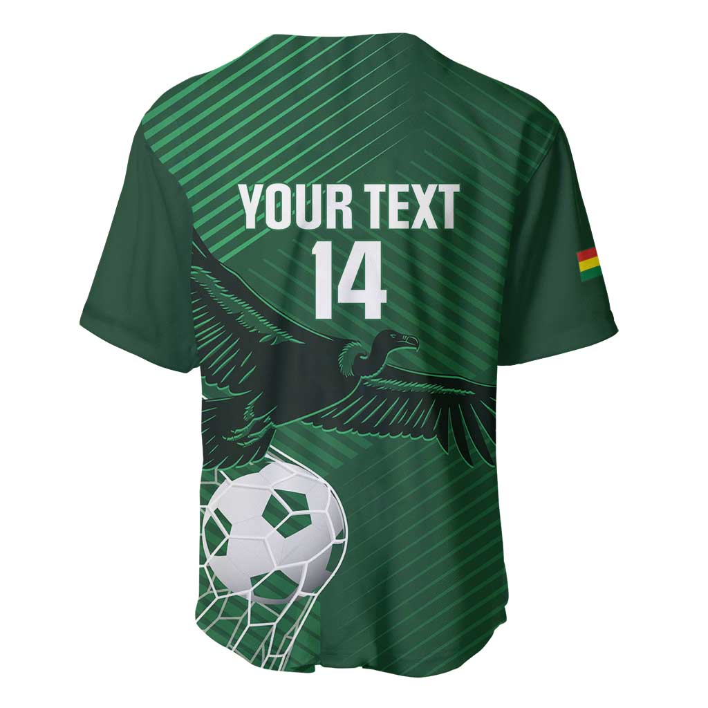 Custom Bolivia Football Baseball Jersey Vamos La Verde - Wonder Print Shop