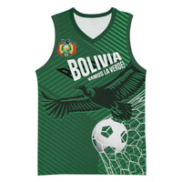 Custom Bolivia Football Basketball Jersey Vamos La Verde - Wonder Print Shop