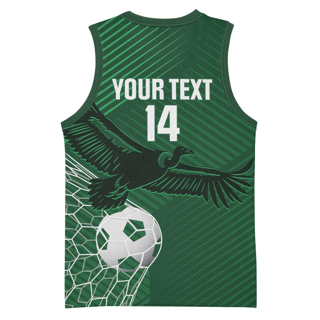 Custom Bolivia Football Basketball Jersey Vamos La Verde - Wonder Print Shop