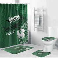 Custom Bolivia Football Bathroom Set Vamos La Verde - Wonder Print Shop