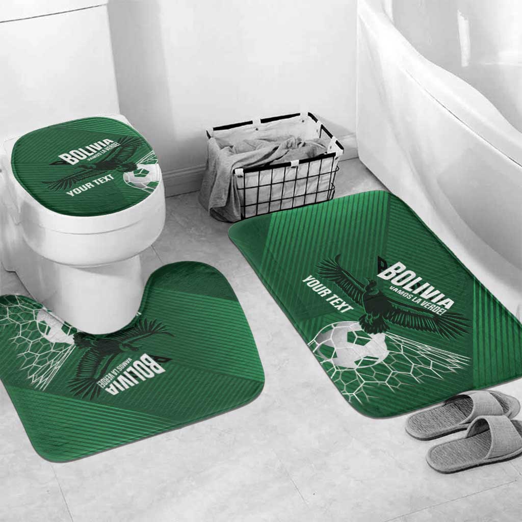Custom Bolivia Football Bathroom Set Vamos La Verde - Wonder Print Shop