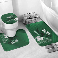 Custom Bolivia Football Bathroom Set Vamos La Verde - Wonder Print Shop