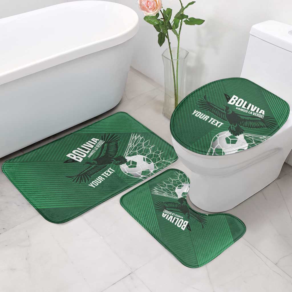 Custom Bolivia Football Bathroom Set Vamos La Verde - Wonder Print Shop