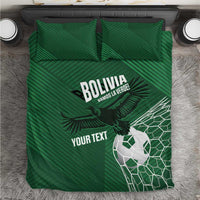 Custom Bolivia Football Bedding Set Vamos La Verde - Wonder Print Shop