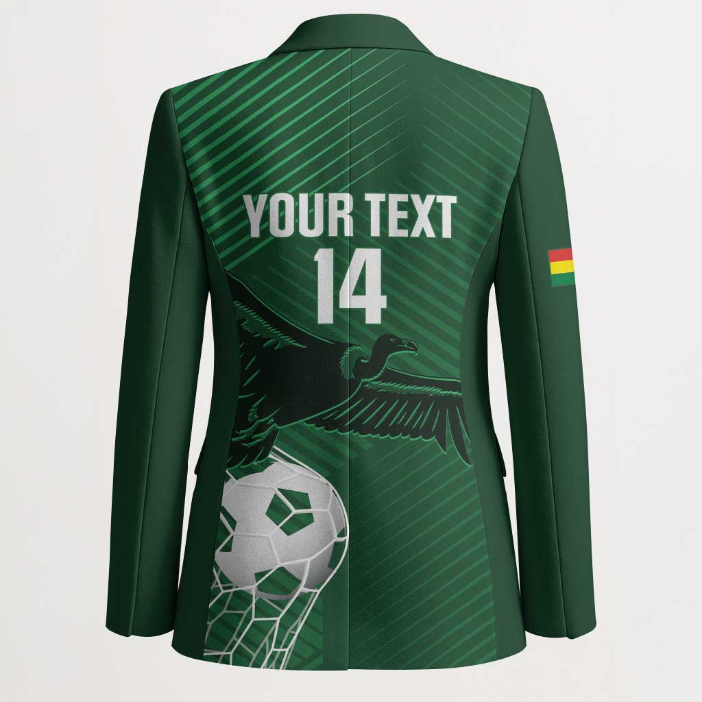 Custom Bolivia Football Blazer Vamos La Verde - Wonder Print Shop