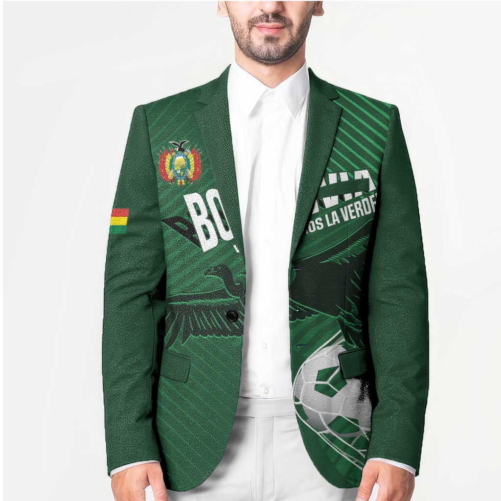 Custom Bolivia Football Blazer Vamos La Verde - Wonder Print Shop