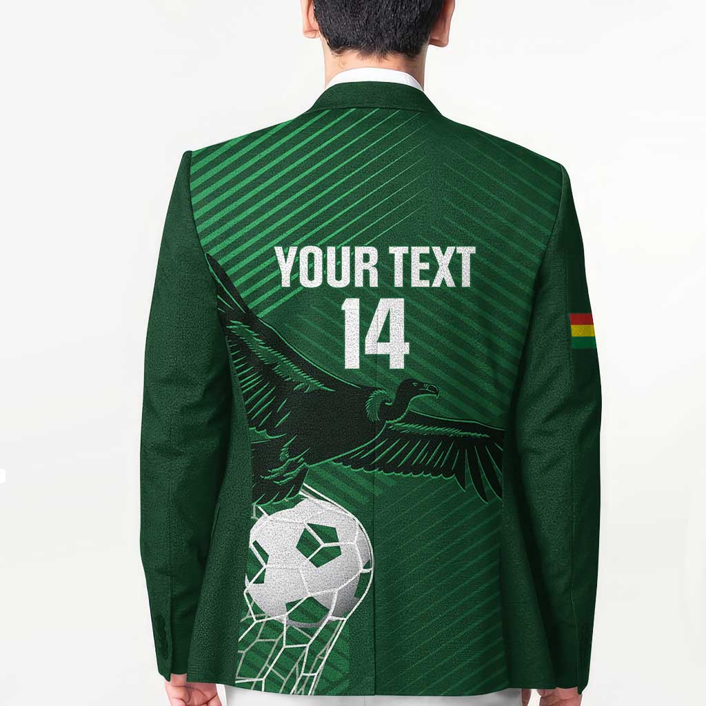 Custom Bolivia Football Blazer Vamos La Verde - Wonder Print Shop