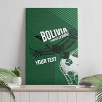 Custom Bolivia Football Canvas Wall Art Vamos La Verde - Wonder Print Shop