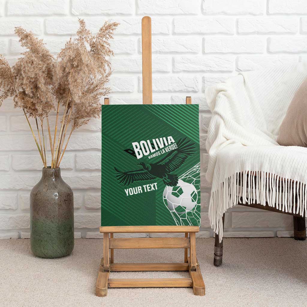 Custom Bolivia Football Canvas Wall Art Vamos La Verde - Wonder Print Shop