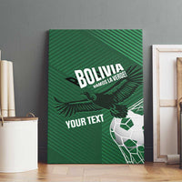 Custom Bolivia Football Canvas Wall Art Vamos La Verde - Wonder Print Shop