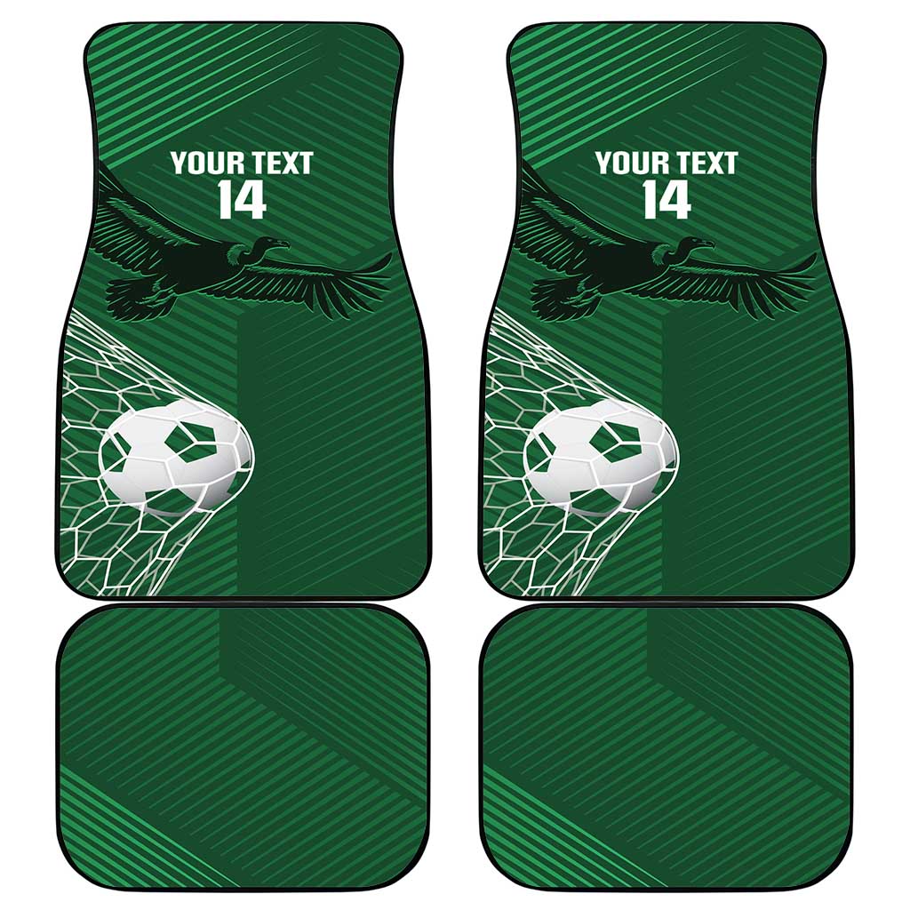 Custom Bolivia Football Car Mats Vamos La Verde - Wonder Print Shop