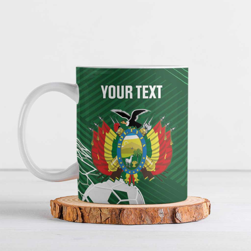 Custom Bolivia Football Ceramic Mug Vamos La Verde - Wonder Print Shop