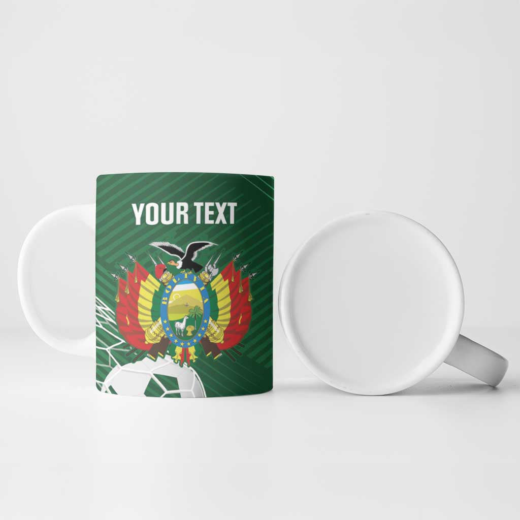 Custom Bolivia Football Ceramic Mug Vamos La Verde - Wonder Print Shop