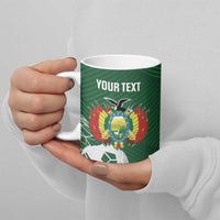 Custom Bolivia Football Ceramic Mug Vamos La Verde - Wonder Print Shop