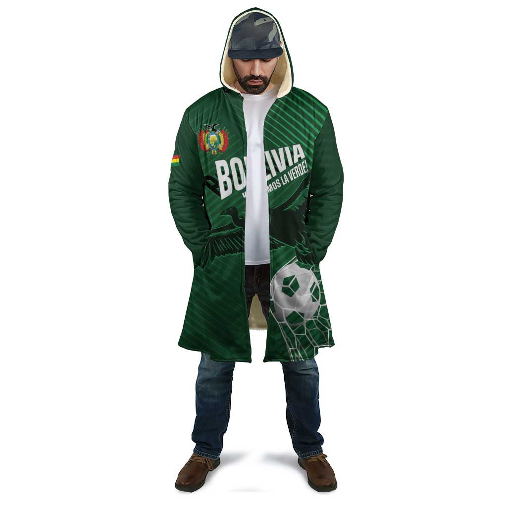 Custom Bolivia Football Cloak Vamos La Verde - Wonder Print Shop