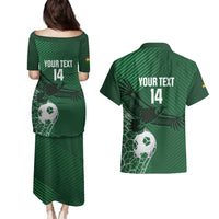 Custom Bolivia Football Couples Matching Puletasi and Hawaiian Shirt Vamos La Verde - Wonder Print Shop